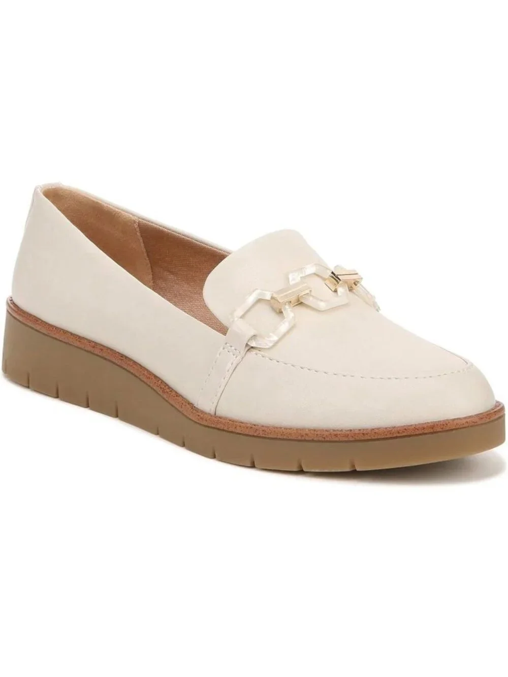 New LifeStride Women's Optimist Loafers Bone Size 11W Neutral Preppy Coquette